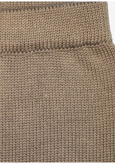 Ozmoz Unisex Çocuk Organik Pamuk Triko Kahverengi Pantolon