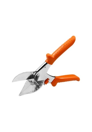 Yaleker Çok Amaçlı Açı Kesici - 45 Ve 90 Doğru Açı, Kanal Kesim, Ahşap İşleri, U Tipi Kenar Kapama İçin Profesyonel Araç Turuncu