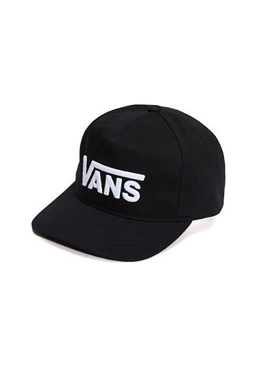 Vans Drop V Logo Snapback Şapka Vn000qahblk1 Siyah Siyah
