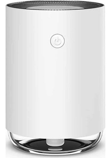 Novahub Portable Beyaz Stone Ultrasonic Humidifier, Night Light & Auto Shut-off, 220ml Capacity, Dc 5v, 111.5x78mm, 50g