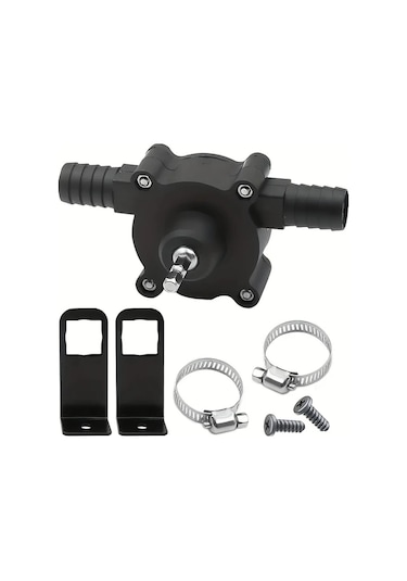 Chuangyinshop Portable Hand Pump Manuel Kendinden Emişli Pompa Su Benzin Yağ Dizel Transferi Ev Kuyu