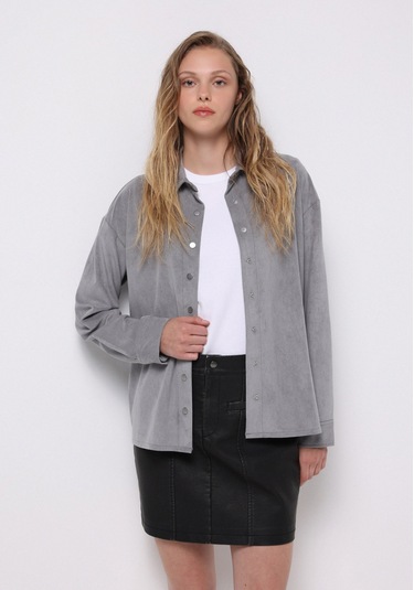 Colins Mini Düz Fermuarlı Kadın Siyah Etek Cl1076653 Q1.v1 Blk Siyah