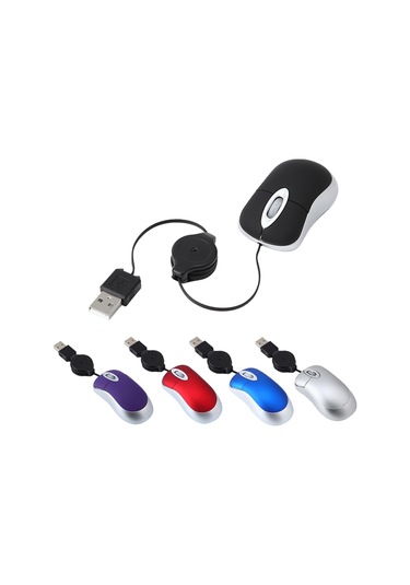 Bilgisayar Ve Dizüstü Bilgisayar İçin Usb Kablolu Mini Teleskopik Fare