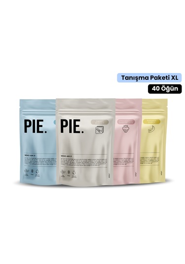 Pıe. Proteinli Öğün Tozu / Vanilya, Çilek, Muz, Bisküvi Aromalı / 40 Doz Karışık