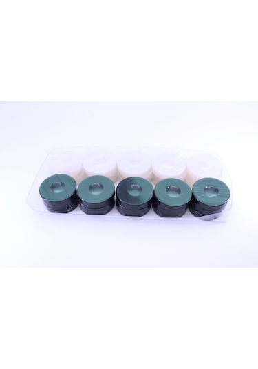 Sedefli Yeşil - Beyaz 35 Mm Tavla Pulu 3,5 Cm