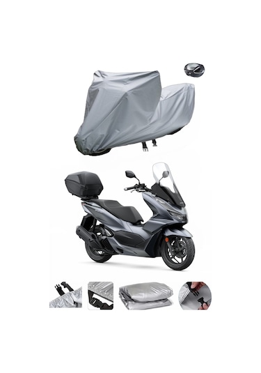 Honda PCX 125-150 Arka Çanta Uyumlu Motosiklet Brandası