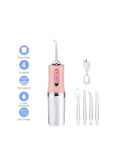 Willowhaven Yeşil Elektrikli Su Diş İpi: 360 Dönen Başlık, Şarj Edilebilir, Seyahat Dostu