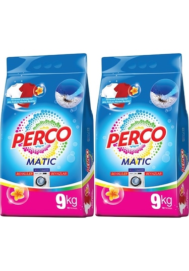 Perco Matik Toz Çamaşır Deterjanı 18kg Karma Tüm Çamaşırlar