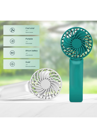 Symbee Portatif Usb Şarjlı Mini El Venti, 3 Hızlı Doğal Rüzgar, Telefon Tutucu Ve Masa Üstü Standı İle Sessiz Isınma - Pembe