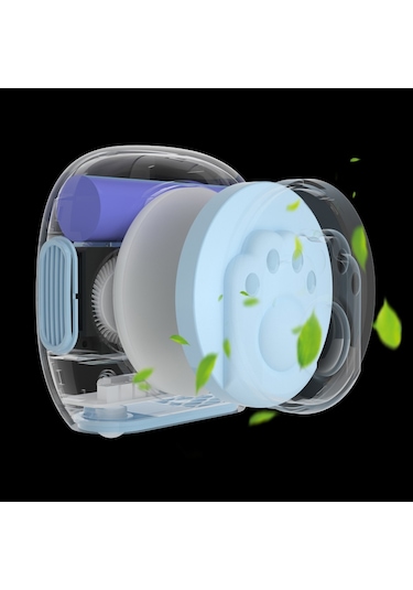 Mufunye Kedi Kumu Akıllı Koku Giderici Hava Temizleyici Kedi Tuvaleti Evde Kullanılabilir