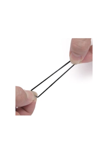 Ekoset Siyah Paket Ambalaj Toka Para Lastiği 40 MM 1000 Adet