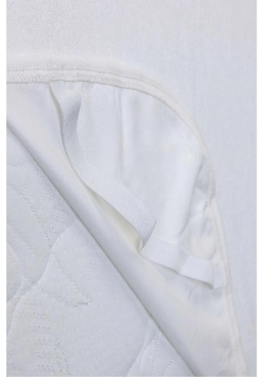 Evony Sıvı Geçirmez Alez 90x200 Cm Pamuk Yatak Koruyucu Beyaz