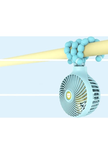 Cbtx Ahtapot Deforme Karikatür Katlanır Usb Şarj Edilebilir Mini El Fanı Pembe