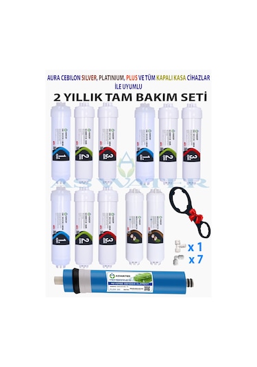 İhlas Aura Cebilon - Plus - Silver - Platinum Uyumlu 2 Yıllık Set