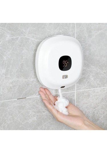 Suntek Otomatik Sıvı Sabunluk El Sabunu Dispenseri Ofis Otel Beyaz Diğer