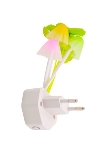 Petrix Çiçekli Dekoratif Rgb Sensörlü Gece Lambası Çok Renkli