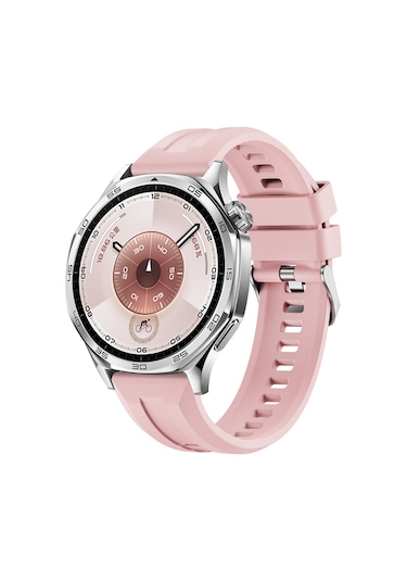 Huawei Gt2 46mm Emp Krd-148 22mm Silikon Kordon - Pembe