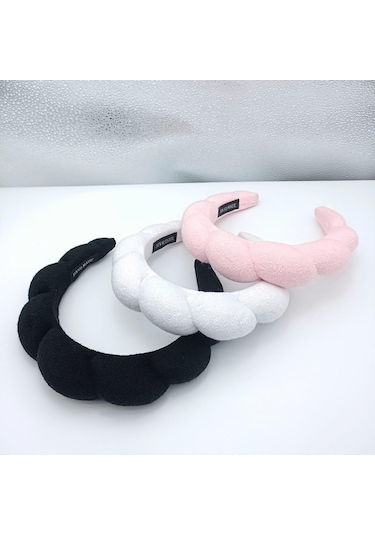 2023 Yeni Kafa Bandı Pembe Beyaz Mavi Yeşil Siyah Saç Aksesuarlarıbeyaz Çok Renkli