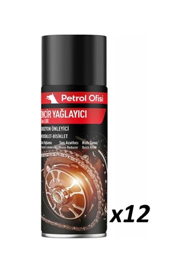 Po Motosiklet Zincir Yağlayıcı 12 Adet