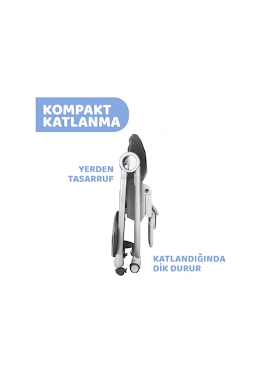 Chicco Polly Magıc Mama Sandalyesı Dark Grey-pr 05087162400000