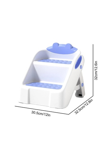 Çocuklar İçin 2 Adımlı Tabure Kaymaz Çocuk Çift Adımlı Tabure Çok Renki