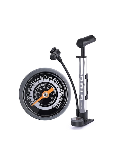 Giyo Gm-642 Göstergeli Pompa 120 Psı Gri/siyah