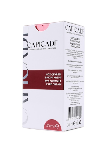 Capicade Eye Contour Göz Çevresi Bakım Kremi 30 ML
