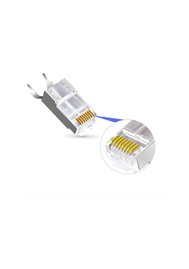 Mn6 M118xf Cat 7 Jack/30gbps Ye Kadar Hız-nikel Kaplı Koruma/170 Adet-rj45 Konnektör-cat7 Cat6a Soket