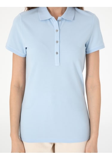 Pierre Cardin Kadın Mavi Tişört Basic 50325456-vr248