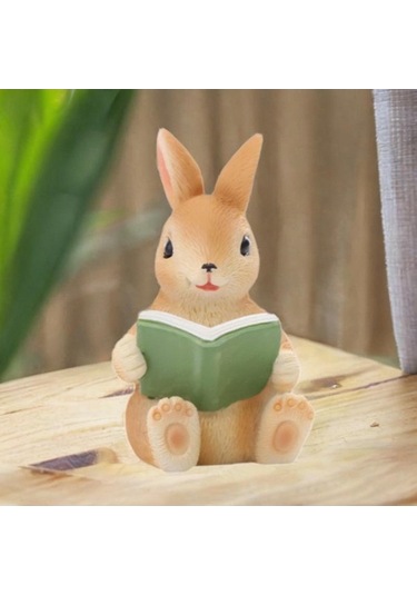 Pazly Suntek Küçük Hayvan Figürü Bahçe 4,5x4,5x6,5-cm-tavşanlar Lp