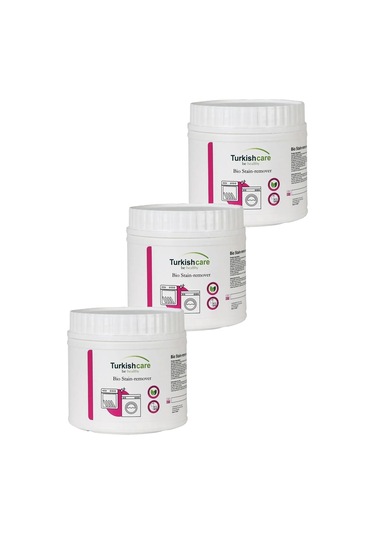 Organik Bio Çamaşır Ve Bulaşık Leke Çıkarıcı Toz 500 Gr. Üçlü Set