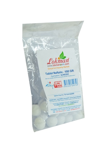 Lokman Naftalin Bilya Tablet 100 G