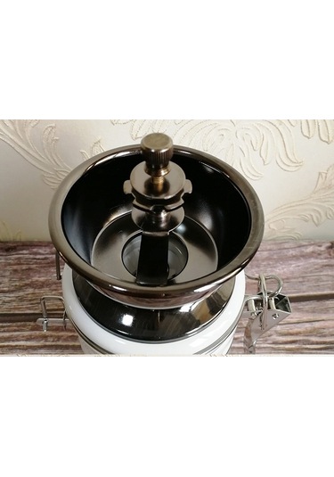 Geeroyoo Seramik Kapaklı El İle Kahve Değirmeni - Taze Kahve Fıstıkları İçin Haşere Ve Nem Koruma, Ev Ve Seyahat İçin Kompakt Tasarım Diğer