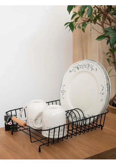 Mix Home Bulaşık Kurutucu Metal 36x27x9 Cm 173982914 Siyah