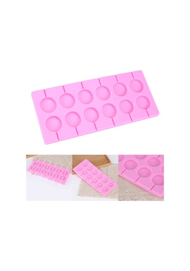 Ximistore9 12'li Dairesel Şekerleme Silikon Kalıbı - Isı Dayanıklı, Dıy Tatlı, Kek, Kurabiye Yapımı Diğer