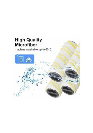Besthome1 Karcher Fc3 Fc5 Fc7 Süpürge İçin Yıkanabilir 4'lü Tambur Seti - Zemin Temizliğinde Performans Artışı İçin Ersatzteile