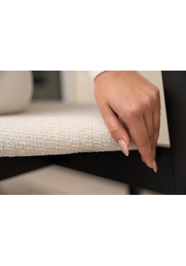 Opus Siyah Ahşap 6'lı Mutfak Salon Yemek Odası Sandalyesi