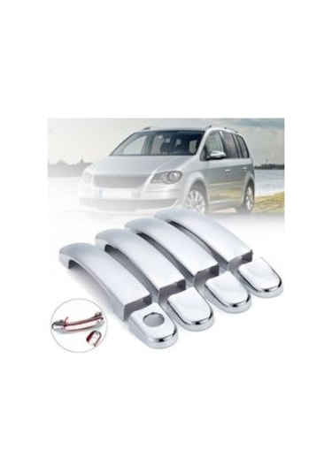 Vw Touran Krom Kapı Kolu 2003-2010 4 Kapı Paslanmaz Çelik N11.958