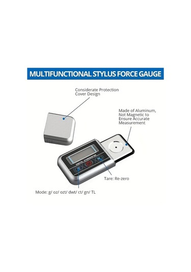 Willowhaven 100g 0.005g Dijital Terazi Profesyonel Dönüş Tablası Stylus Kuvvet Ölçer Tonearm Fono Kartuş