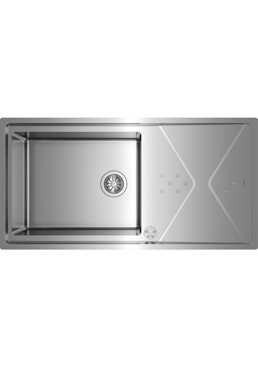 Teka Brooklyn 60 M- x p 1B 1D - Ankastre/Tezgaha Sıfır - Paslanmaz Çelik - 98 CM - 115100023