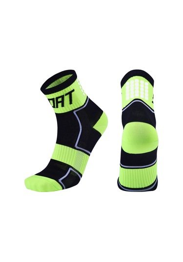 Teltree Gece Bisiklet Sokağı Işıklı Reflektörlü Çorap - Nylon, Nem Emici, Xl 43-44 Yeşil Yeşil