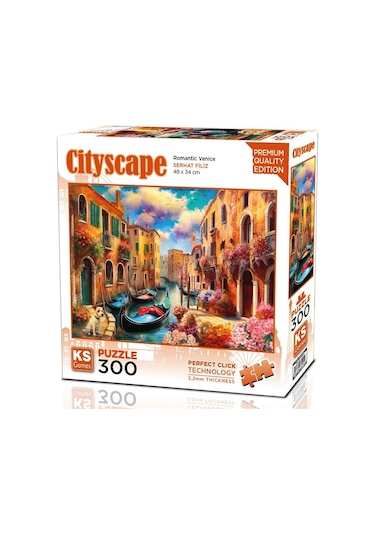Ks Games 300 Parça Romantik Venedik Puzzle - Serhat Filiz - 16259