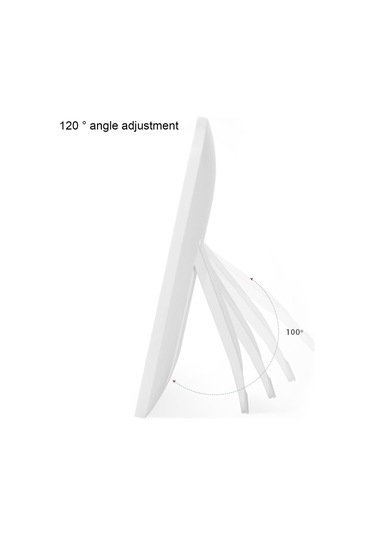 Vkemall Beyaz Ve Pembe Renkli Abs Malzemeden Yapılmış, 68 Işık Taneli, 3 Renk Seçenekli Şarj Edilebilir Led Ayna Pembe