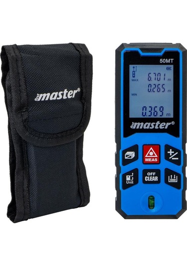 Master 506934 Lazer Metre Mesafe Ölçer 50 Metre