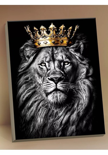 Fluid Siyah Tuval Üzerine Numaralı Resim 40x50 Cm 235784257