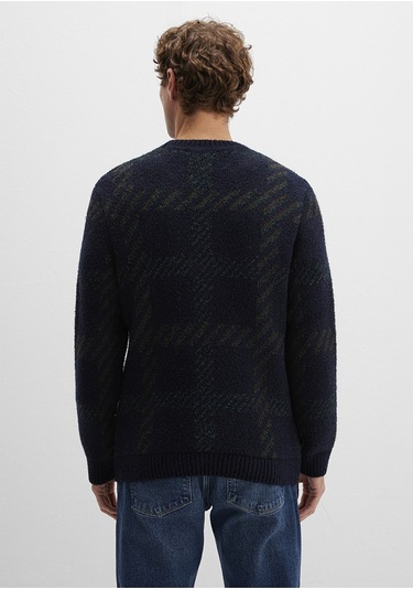 Mavi - Yün Karışımlı Lacivert Kazak 0710333-70497 Lacivert