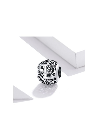 S925 Ayar Gümüş Mori Serisi İçi Boş Harfler Boncuk Dıy Bilezik Kolye Aksesuarları L Çok Renkli