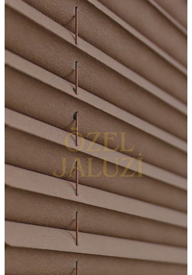 Kahve Cam Balkon Ve Ofis Plisse Perde Plain008 Kahverengi