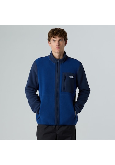 The North Face M Yumiori Full Zip Erkek Polar Mont-30508 Koyu Mavi