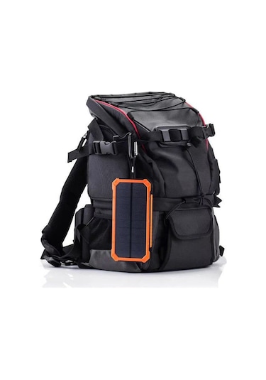 Yunboo Yüksek Kapasiteli 20000mah Güneş Enerjili Powerbank - Çift Usb Portlu Ve Led Fenerli